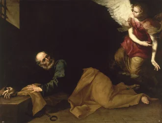 St. Peter Bevrijd door een Engel, 1639